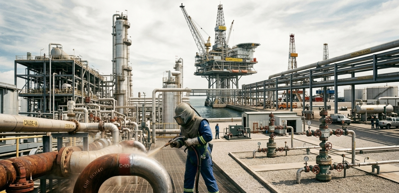 Plataforma y estructura offshore